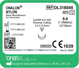 Onalon Nylon Suture -  OL318045