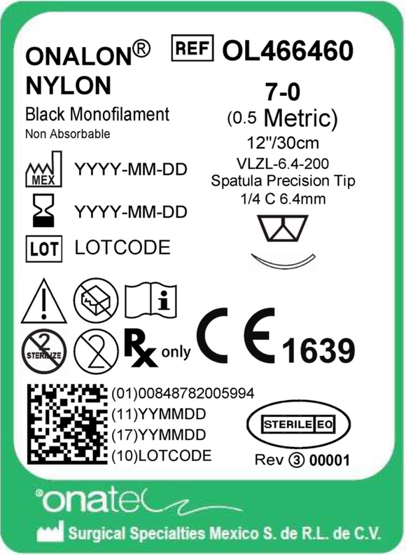 Onalon Nylon Suture -  OL466460